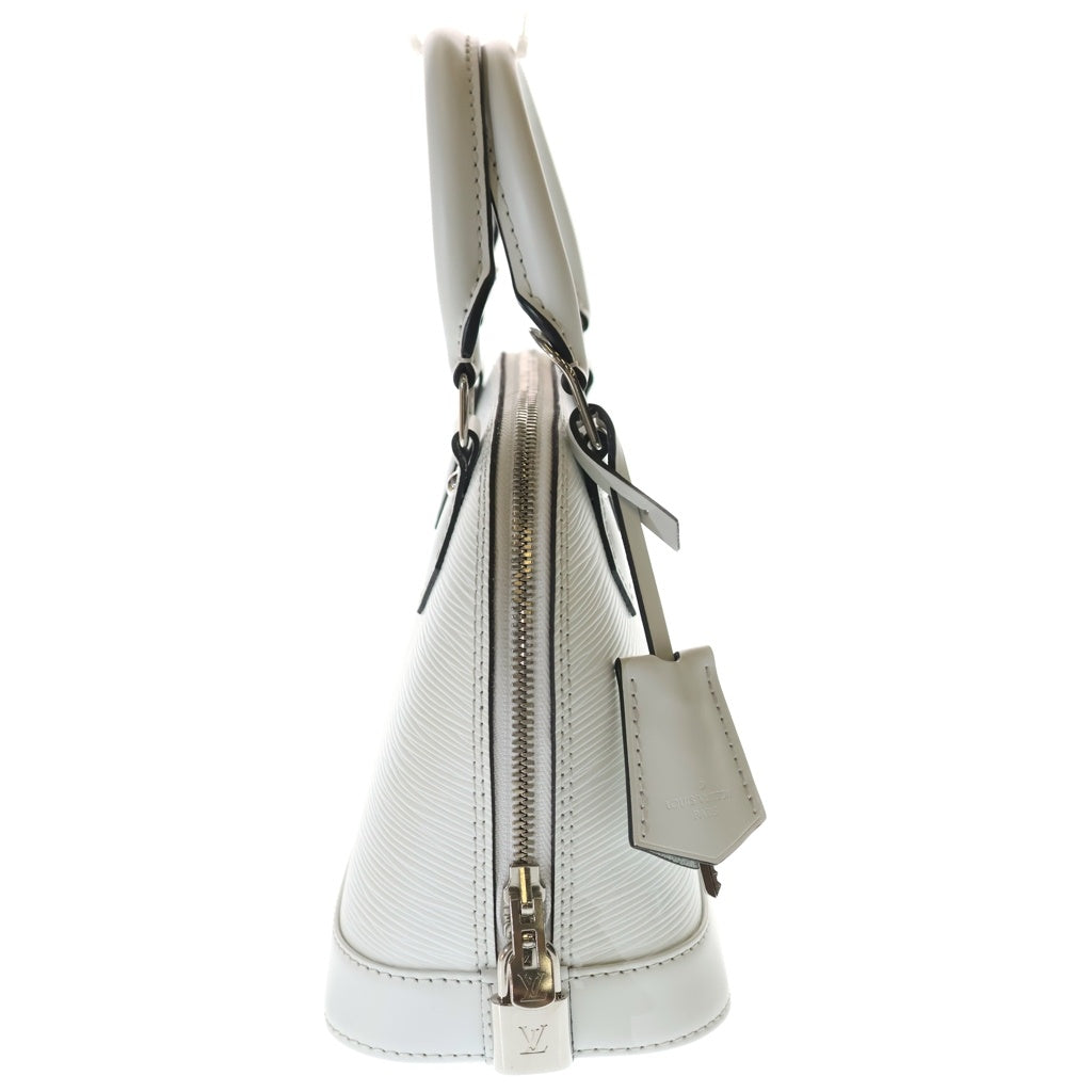 LOUIS VUITTON(ルイヴィトン) エピ アルマBB レザー 2WAY ハンド ショルダーバッグ シルバー金具 ホワイト M11381 レディース