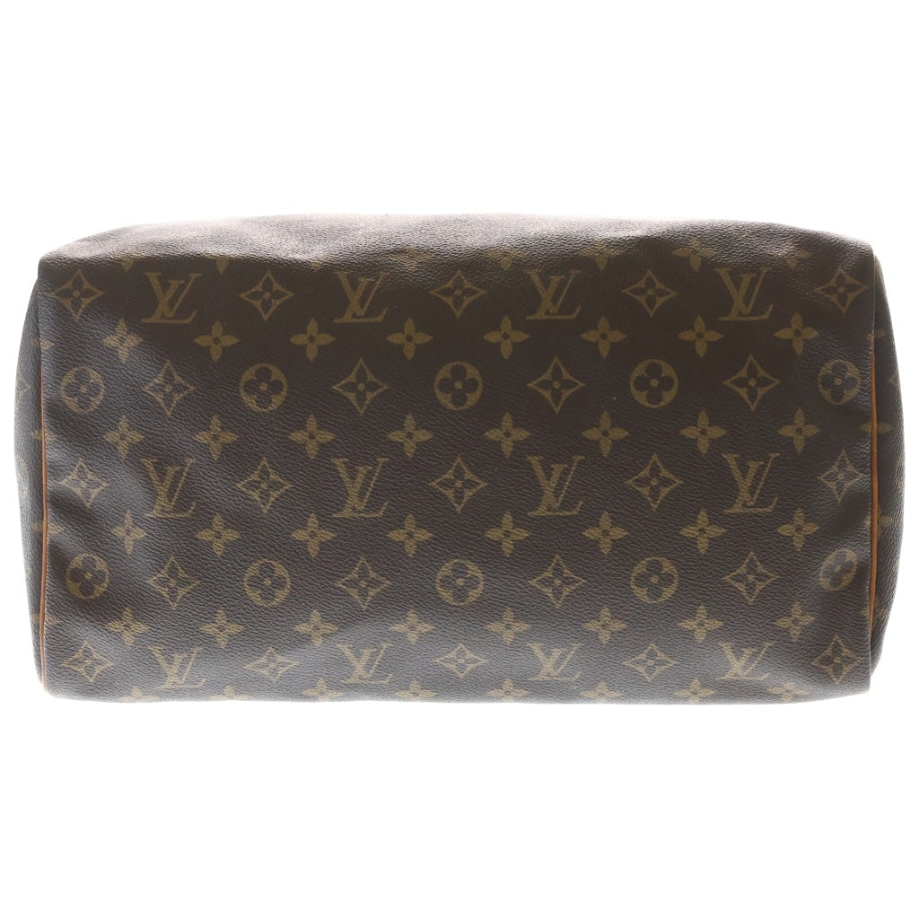 LOUIS VUITTON(ルイヴィトン) モノグラム スピーディー35 PVC レザー ハンドバッグ ブラウン M41524 レディース