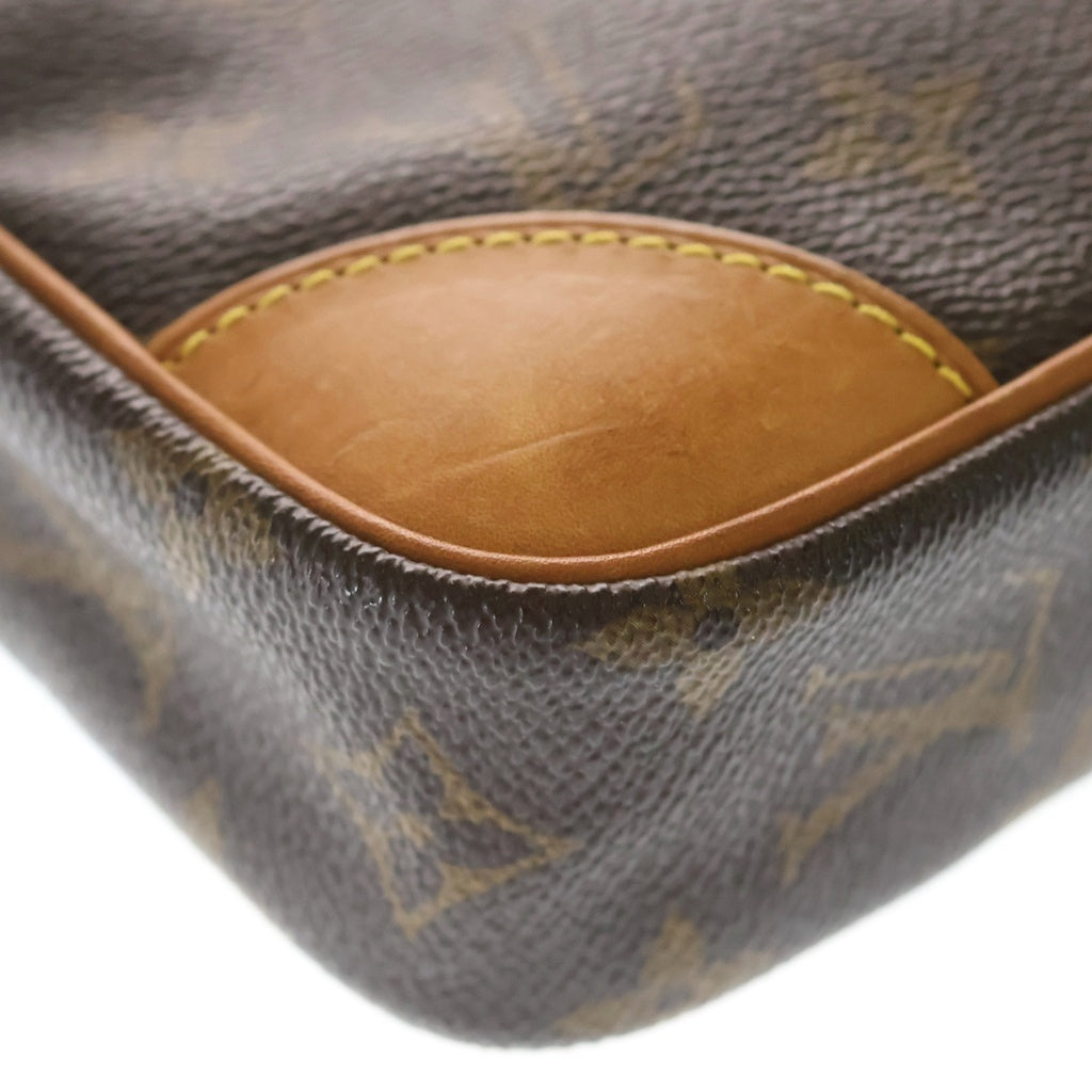 LOUIS VUITTON(ルイヴィトン) モノグラム ダヌーブ PVC レザー ショルダーバッグ ブラウン M45266 レディース