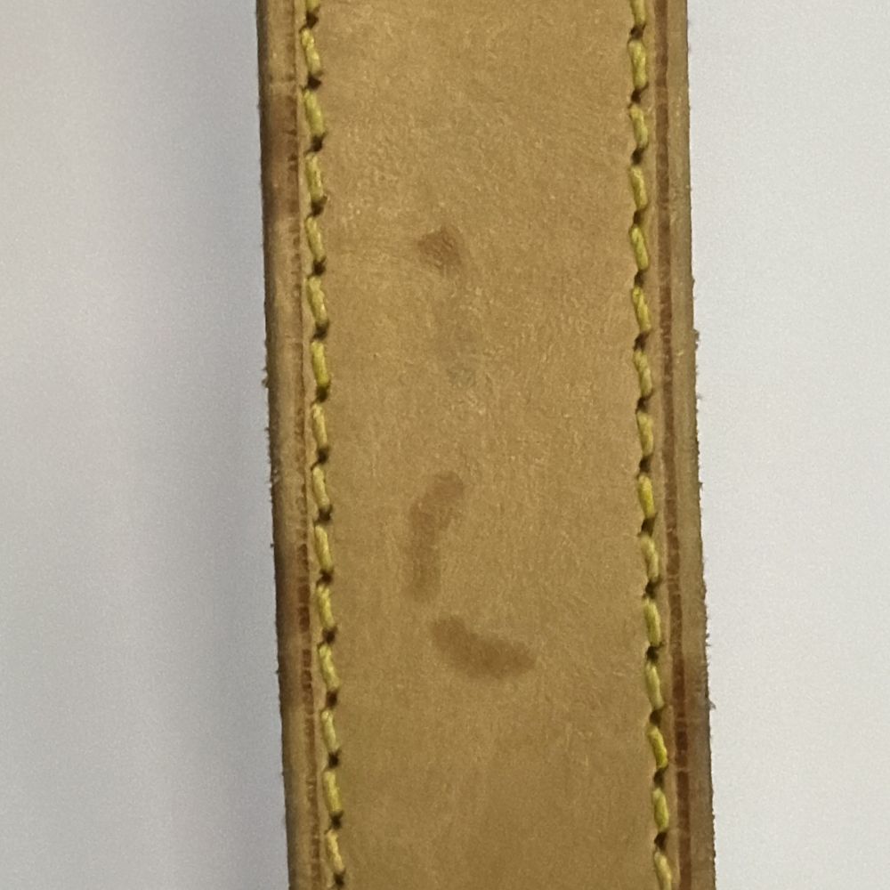LOUIS VUITTON(ルイヴィトン) モノグラムデニム バギーPM レザー ショルダーバッグ ゴールド金具 カーキ M95213 レディース