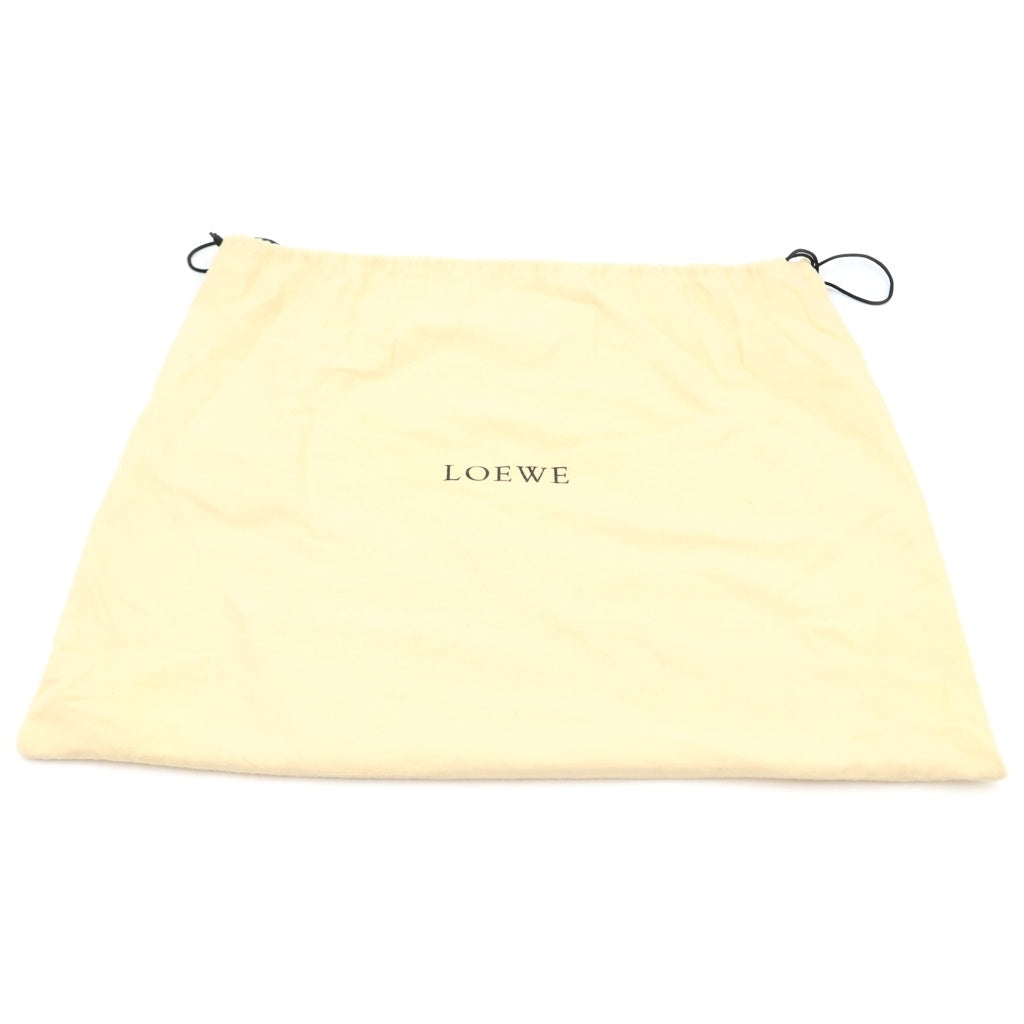 LOEWE(ロエベ) アマソナ アナグラムロゴ スエードレザー ハンドバッグ シルバー金具 ピンク レディース