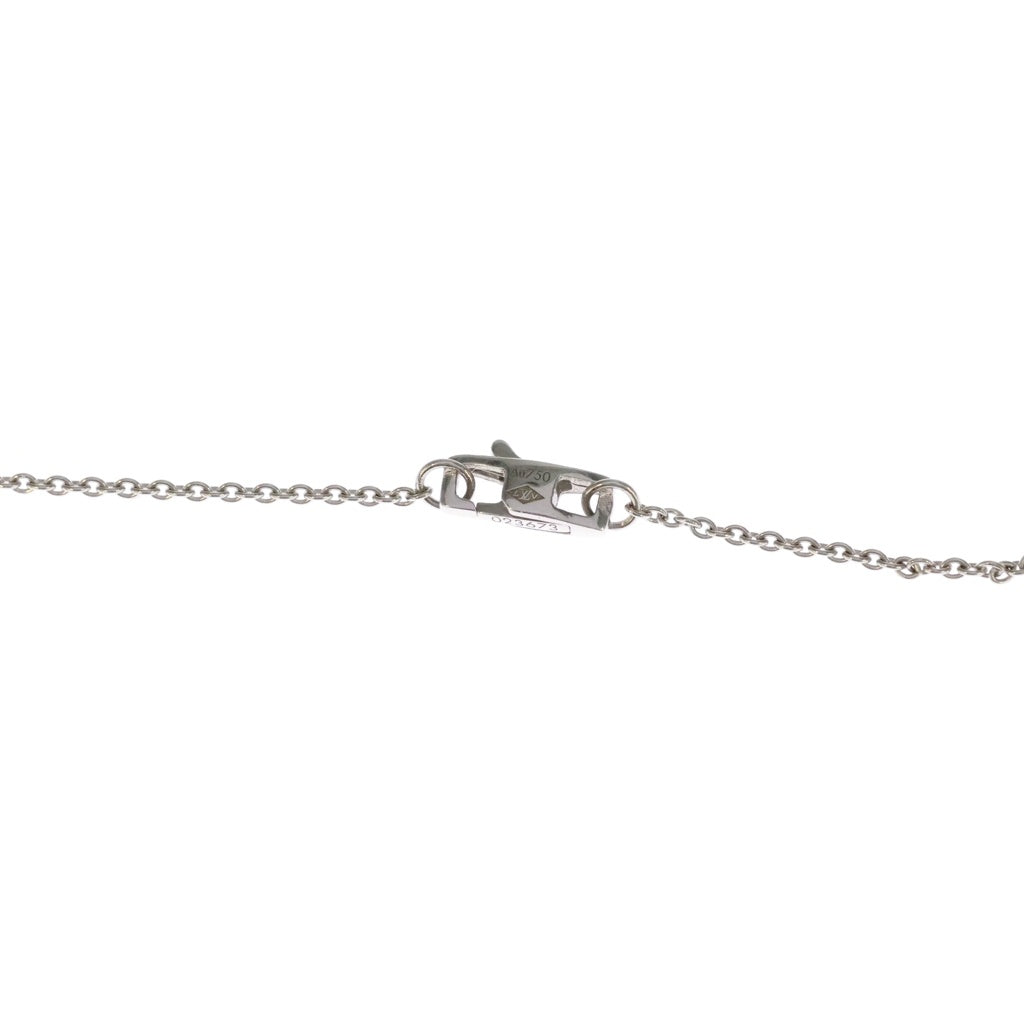 LOUIS VUITTON(ルイヴィトン) パンダンティフ アンプラントPM K18WG 1Pダイヤネックレス ペンダント チェーン ホワイトゴールド Q93231 レディース