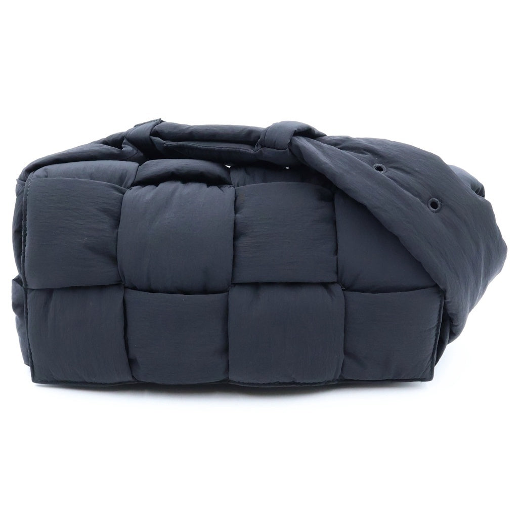 BOTTEGA VENETA(ボッテガヴェネタ) パデッドテック カセット ショルダーバッグ ブラック ナイロン 749880 レディース