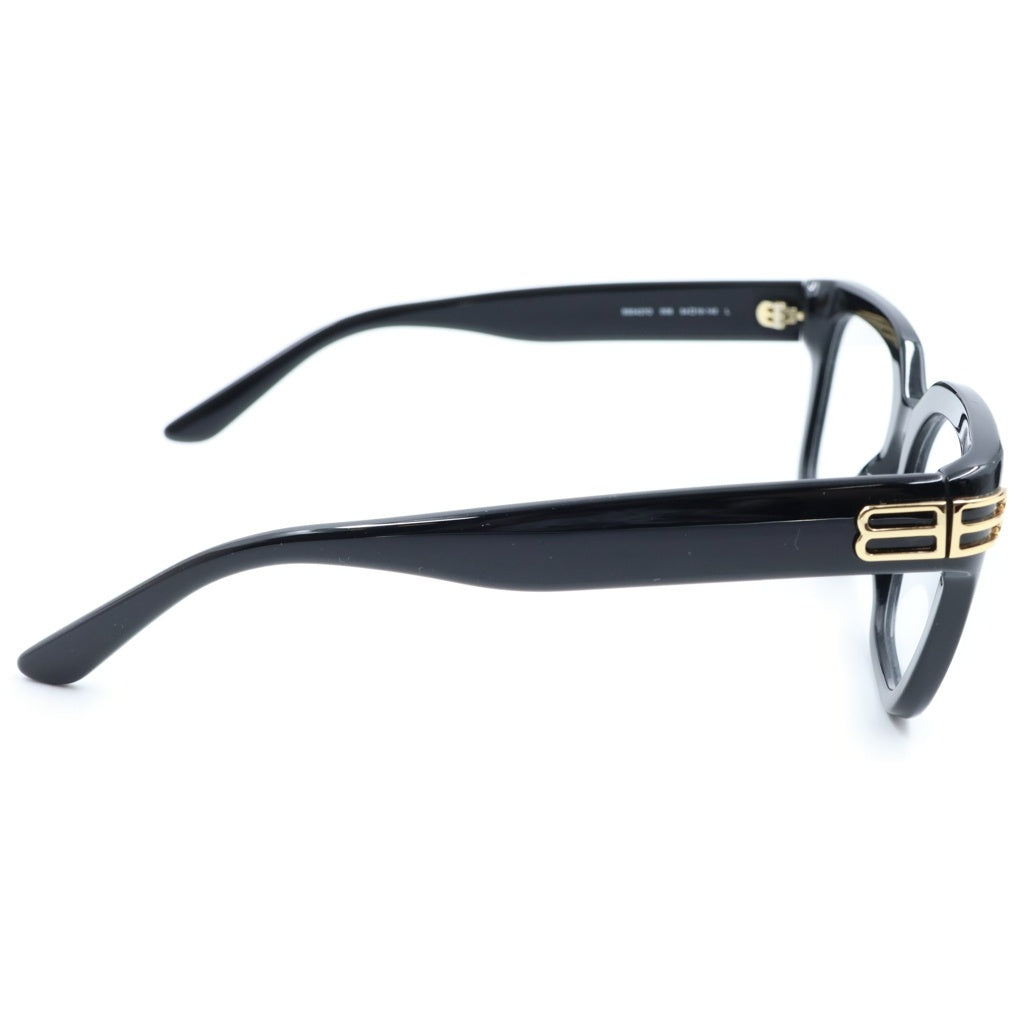 BALENCIAGA(バレンシアガ) BB0437O Square Glasses スクエアフレーム メガネ 眼鏡 BBロゴ ブラック レディース