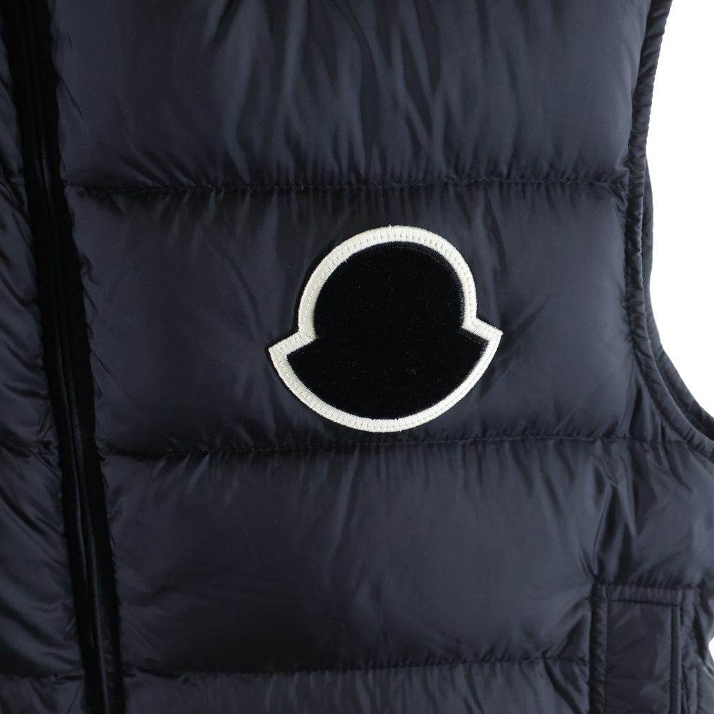 MONCLER(モンクレール) 20AW VANOISE GILET ヴァノアーズ ダウンベスト ナイロン ジップアップ フード ブラック F20911A58500