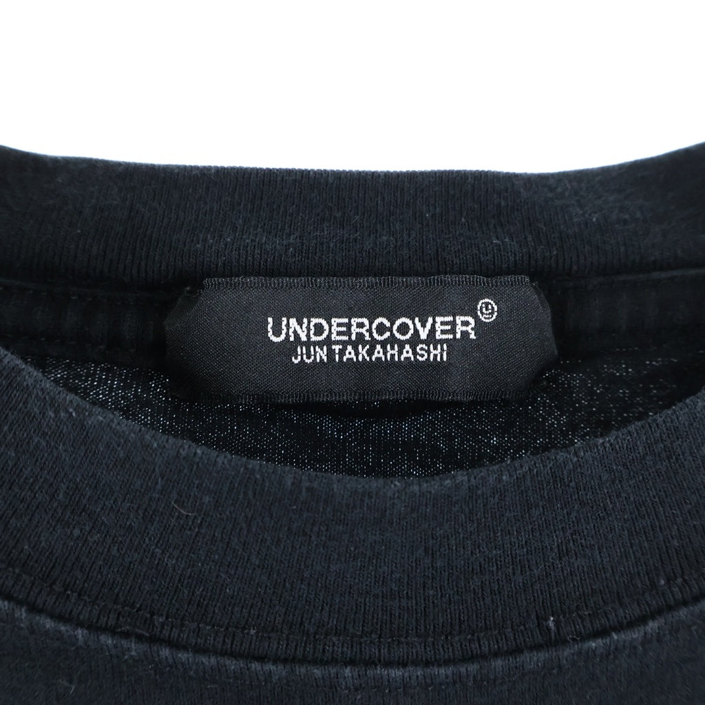 UNDERCOVER(アンダーカバー) UNDERCOVER SWEAT PEASE BEAR ピースマーク Tシャツ コットン ブラック レディース