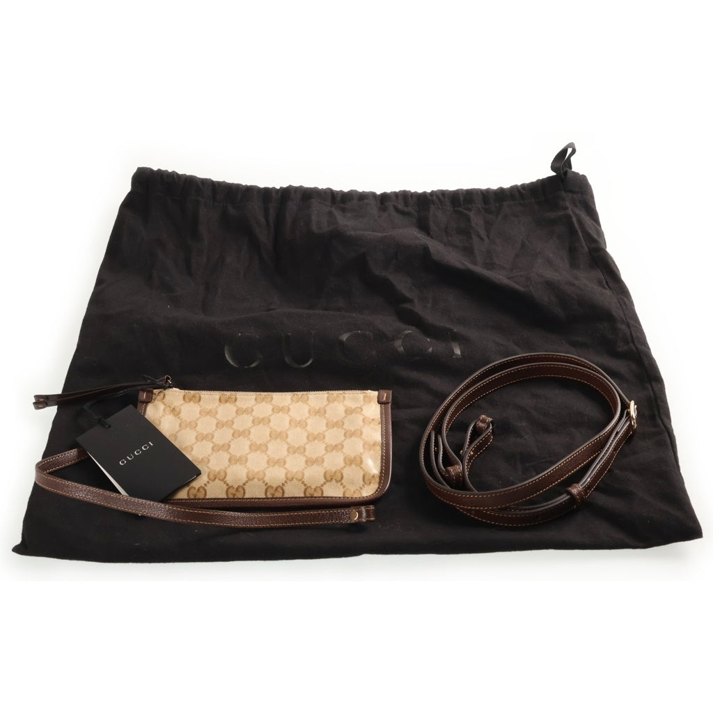 GUCCI(グッチ) GGクリスタル ジリオ スモール ハンド ショルダーバッグ ベージュ/ブラウン 860845 レディース