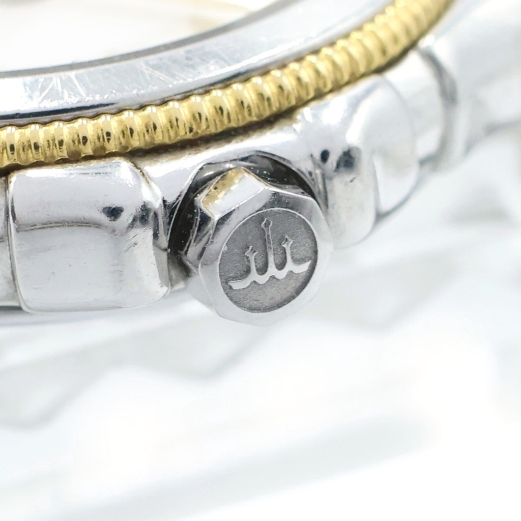 SEIKO(セイコー) クレドール 白文字盤 18KT×SS/QZ ステンレス クォーツ 腕時計 4J81-0B10