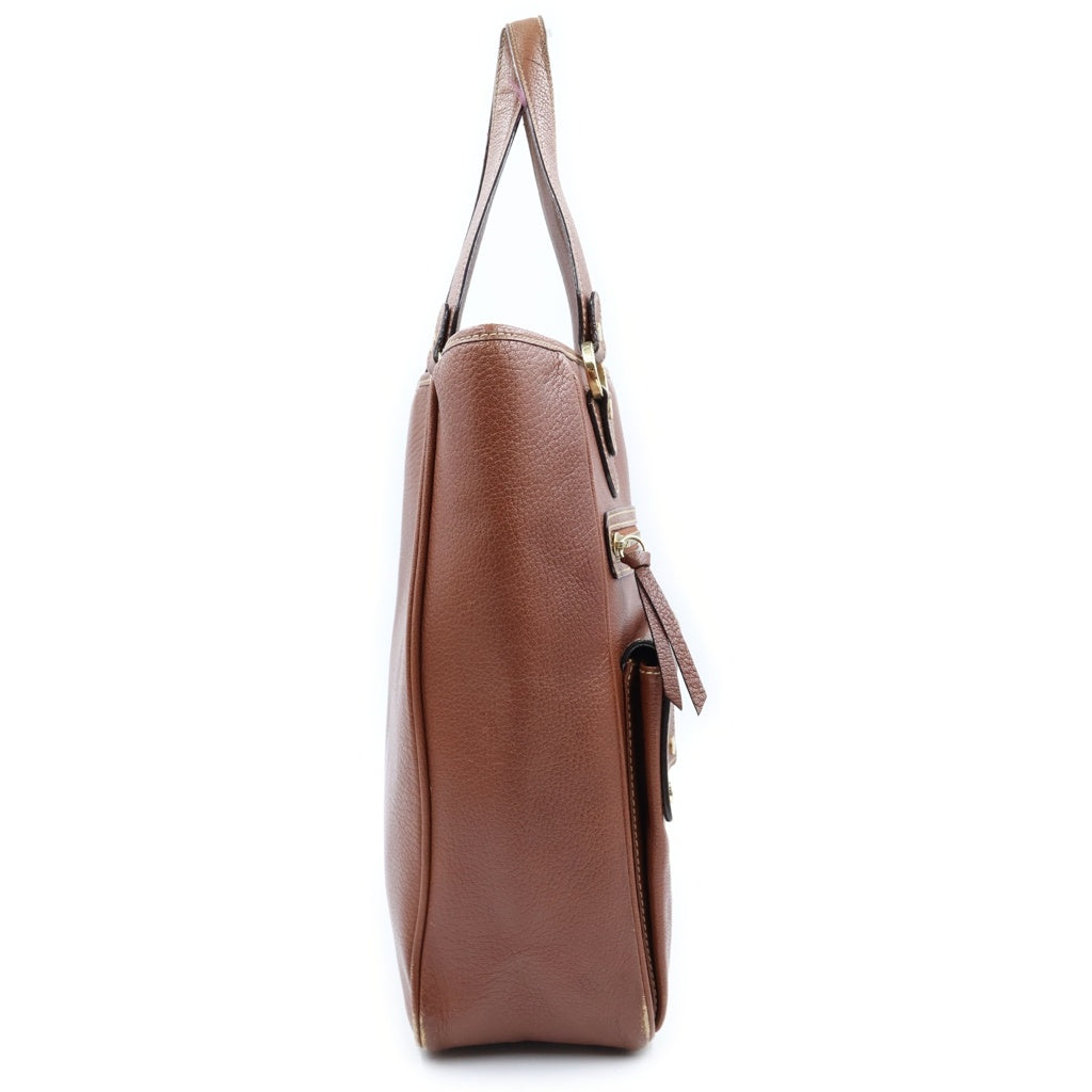BVLGARI(ブルガリ) マキシレッタレ 2WAYバッグ ハンドバッグ トートバッグ ブラウン レザー 26421 レディース