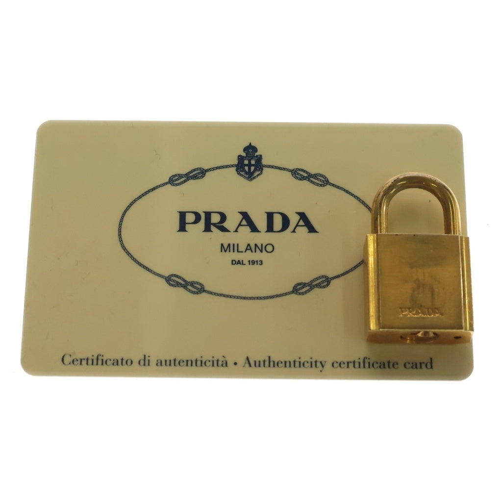PRADA(プラダ) レザーミニボストンバッグ ハンドバッグ ブラック 1M0171 ゴールド金具 レディース