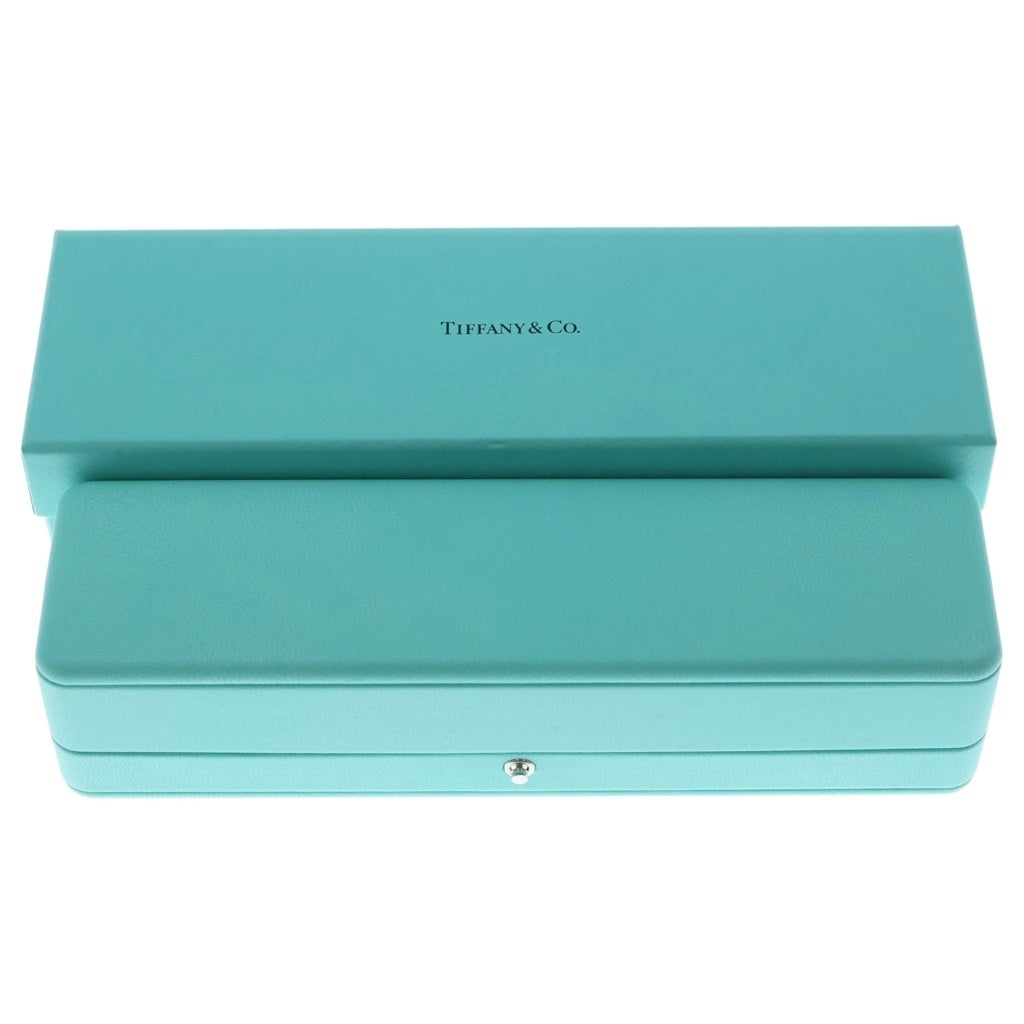 TIFFANY & Co.(ティファニー) インターロッキング サークル チェーン ブレスレット シルバー×ピンクゴールド Ag925 Au750PG レディース