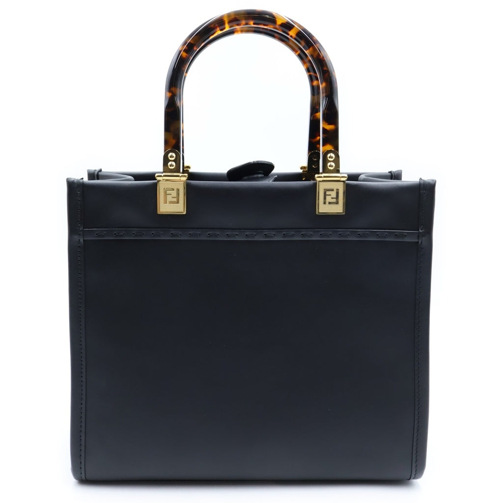 FENDI(フェンディ) サンシャイン スモール 2WAYハンドバッグ ショルダーバッグ ブラック レザー 8BH394