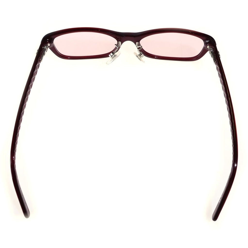 CHANEL(シャネル) ココマーク スクエアフレーム カラーサングラス アイウェア 51□16 レッド 3143-N レディース