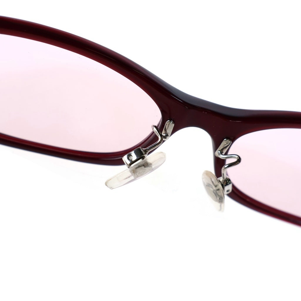 CHANEL(シャネル) ココマーク スクエアフレーム カラーサングラス アイウェア 51□16 レッド 3143-N レディース