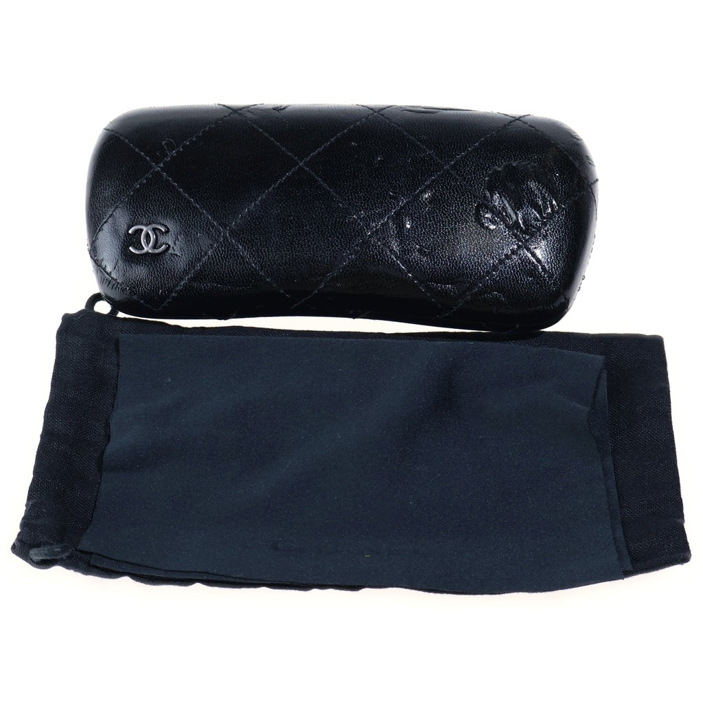 CHANEL(シャネル) ココマーク スクエアフレーム カラーサングラス アイウェア 51□16 レッド 3143-N レディース