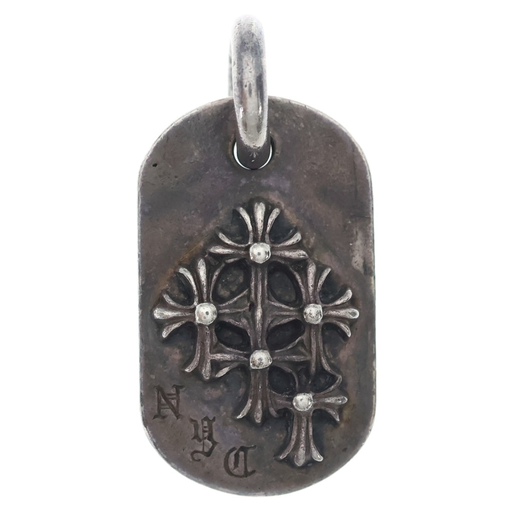 CHROME HEARTS(クロムハーツ) RAISED DOGTAG レイズドドッグタグ チャーム シルバー