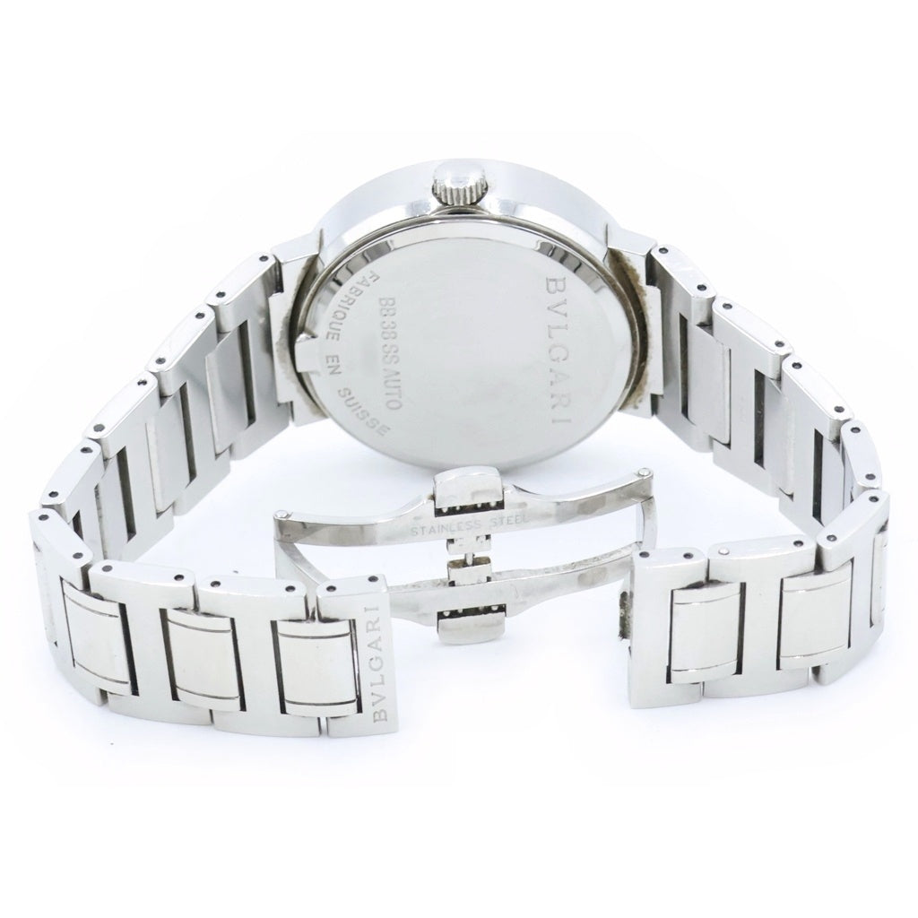 BVLGARI(ブルガリ) ブルガリブルガリデイト 黒文字盤 SS ステンレススチール AUTO BB38SS