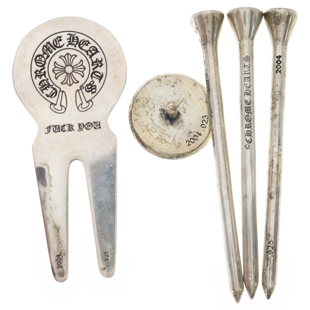 CHROME HEARTS(クロムハーツ) GOLF TEE V1 CHプラス ゴルフティー ピン セット シルバー
