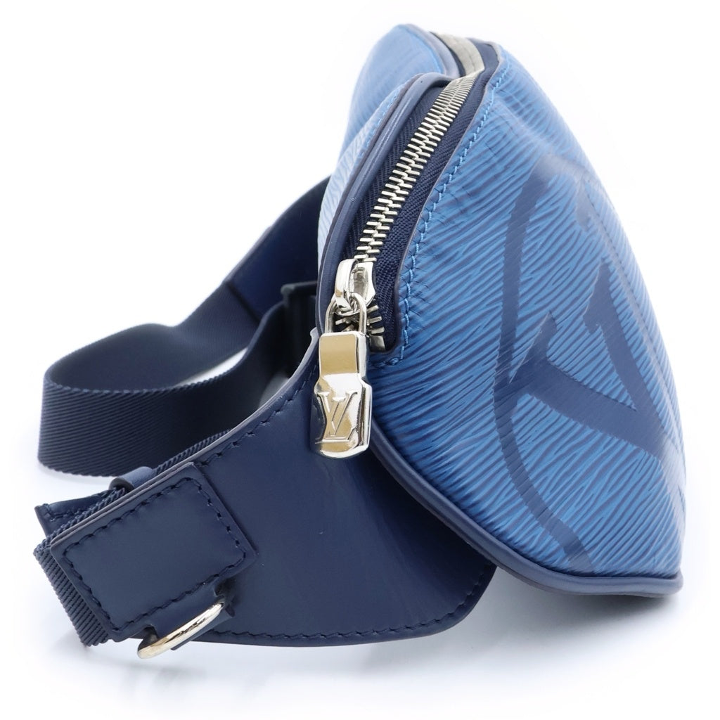 LOUIS VUITTON(ルイヴィトン) エピ LVサークル バムバック ショルダーバッグ ウエストバッグ ブルーアズール M53301 シルバー金具 レディース