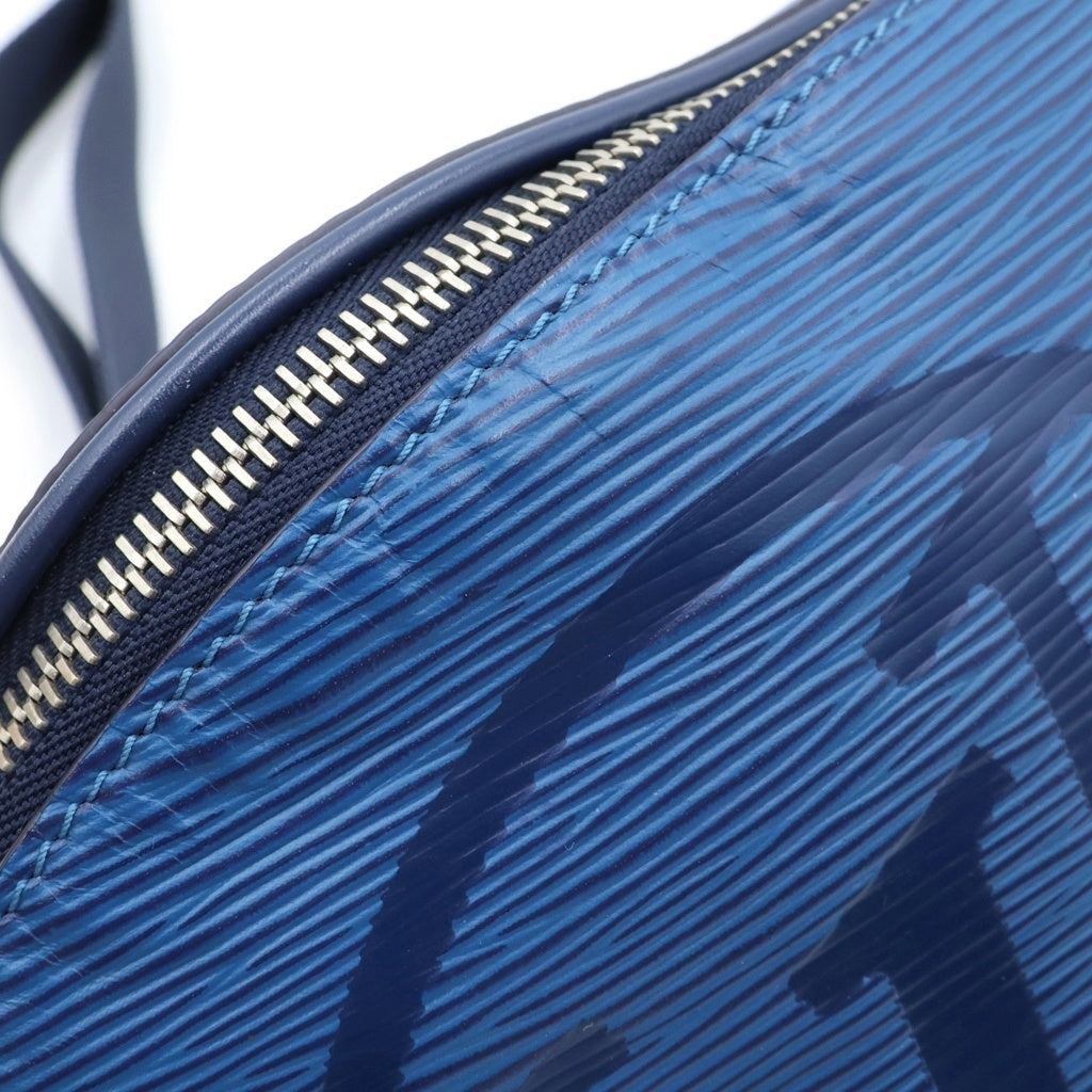 LOUIS VUITTON(ルイヴィトン) エピ LVサークル バムバック ショルダーバッグ ウエストバッグ ブルーアズール M53301 シルバー金具 レディース