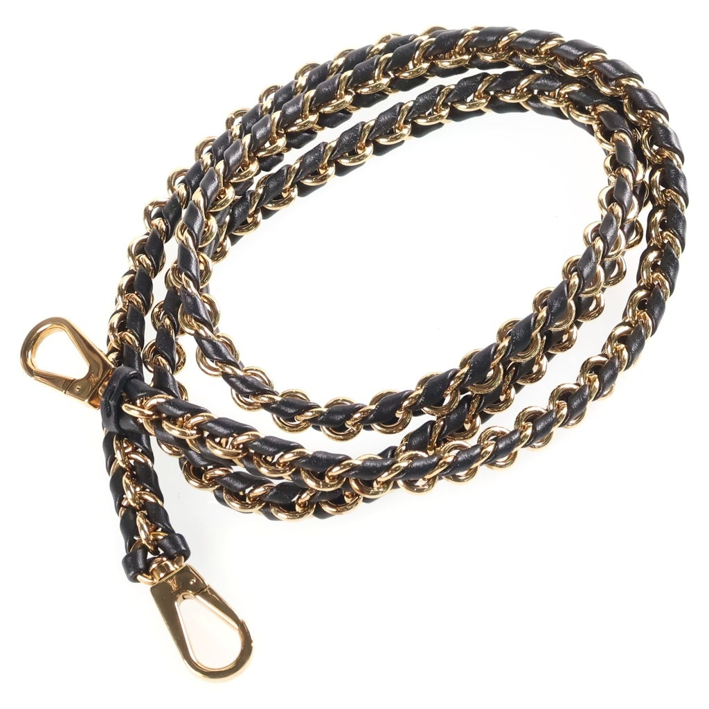 LOUIS VUITTON(ルイヴィトン) モノグラムリバース ヴァニティNV PM 2WAYハンドバッグ ショルダーバッグ チェーンバッグ ブラウン×ブラック レザー×PVC M45165 ゴールド金具 レディース