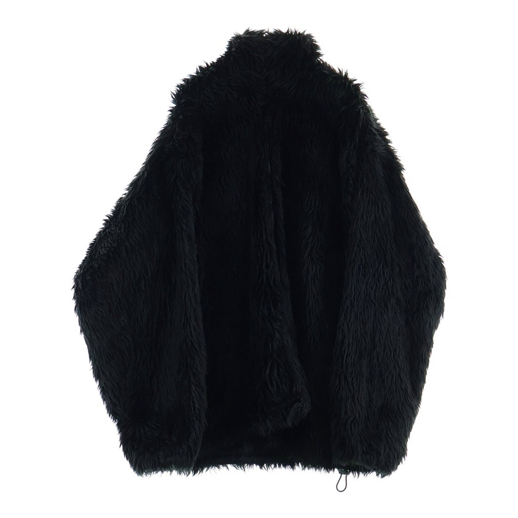 BALENCIAGA(バレンシアガ) 22AW ジップアップフェイクファージャケット エコファー ブラック 681818
