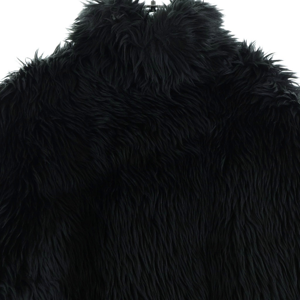 BALENCIAGA(バレンシアガ) 22AW ジップアップフェイクファージャケット エコファー ブラック 681818