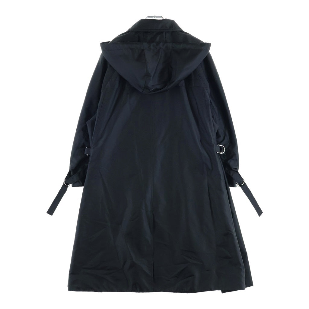 PRADA(プラダ) フーデットコート ナイロン ブラック 291047