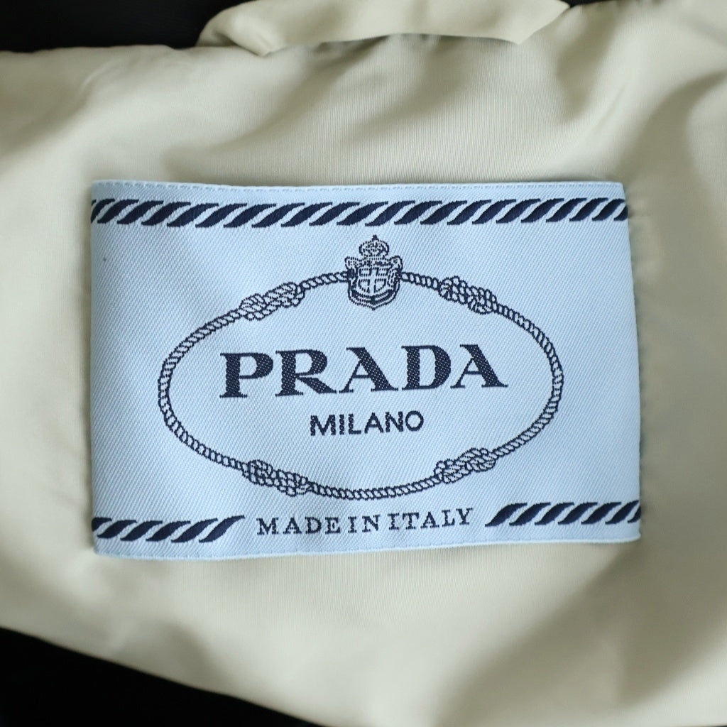 PRADA(プラダ) フーデットコート ナイロン ブラック 291047