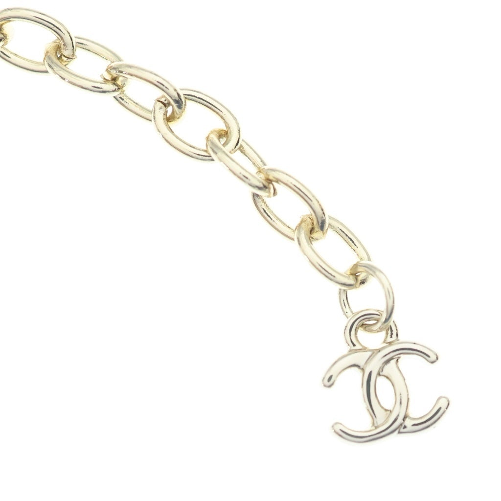 CHANEL(シャネル) ココマークペンダントネックレス ペンダント チェーン ゴールド×ピンク B25C レディース