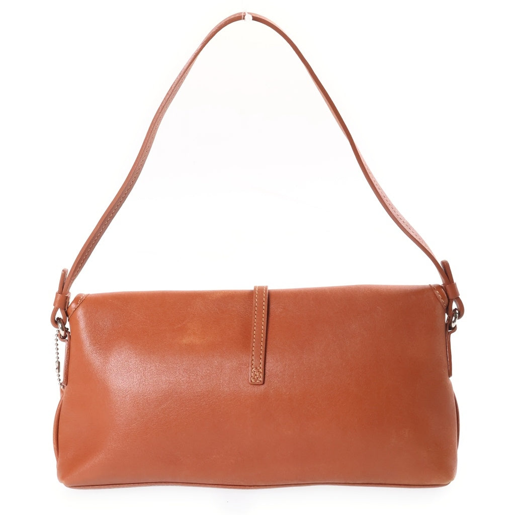 COACH(コーチ) ハンプトンズ ハンドバッグ ブラウン レザー 7573 シルバー金具 レディース
