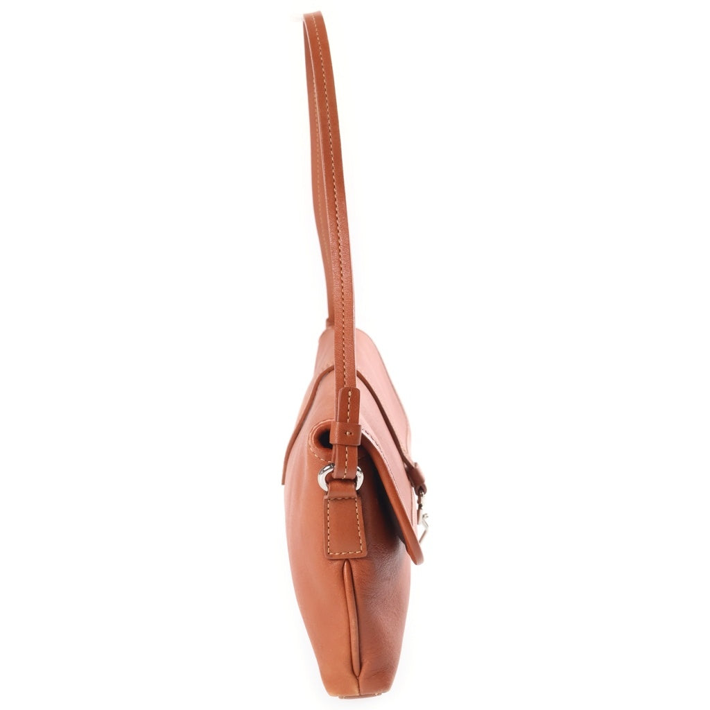 COACH(コーチ) ハンプトンズ ハンドバッグ ブラウン レザー 7573 シルバー金具 レディース