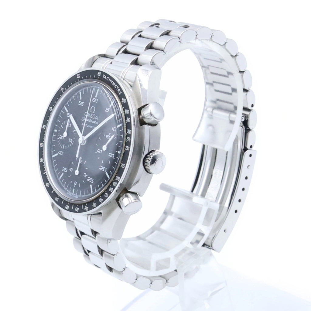 OMEGA(オメガ) スピードマスター 黒文字盤 腕時計 シルバー×ブラック SS/AT 3510.50.00