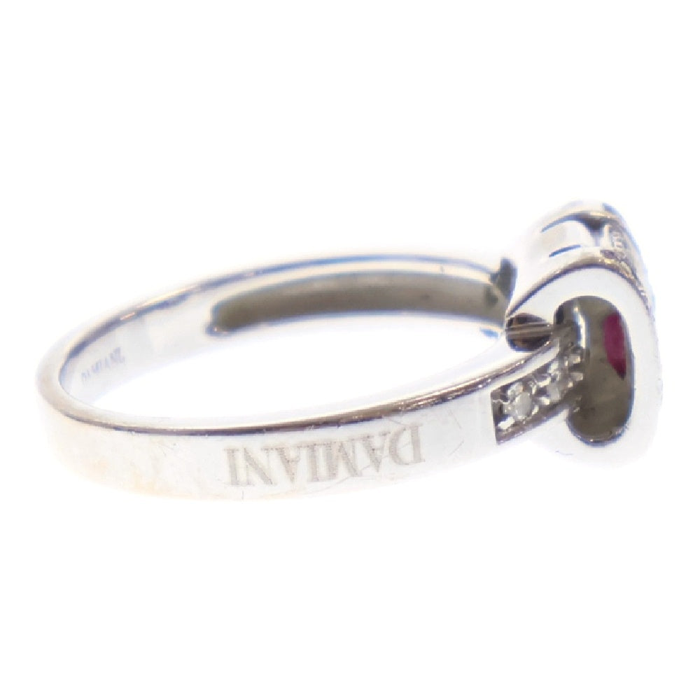 DAMIANI(ダミアーニ) ベルエポック ルビー リング スクエア 750 K18WG ホワイトゴールド ジュエリー