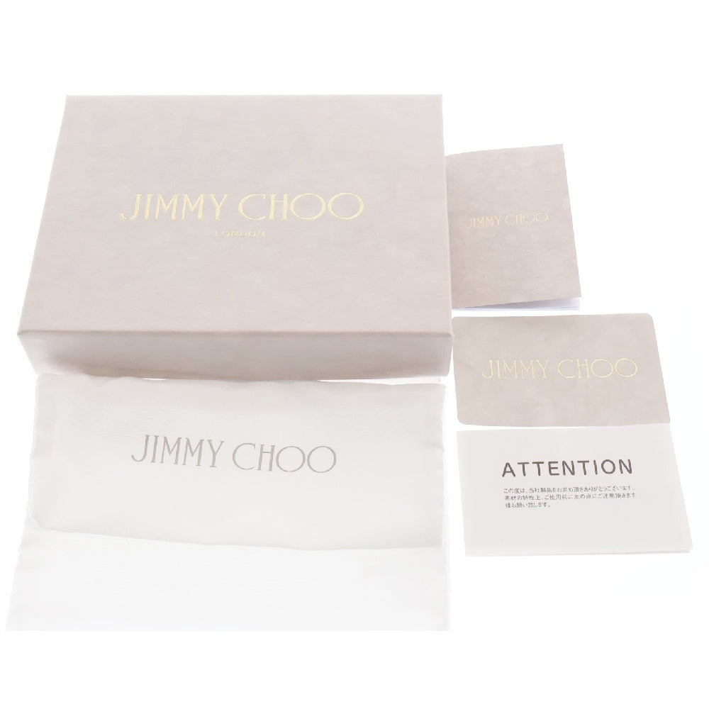 JIMMY CHOO(ジミーチュウ) ミックススタースタッズ カードケース ポーチ ホワイト レザー