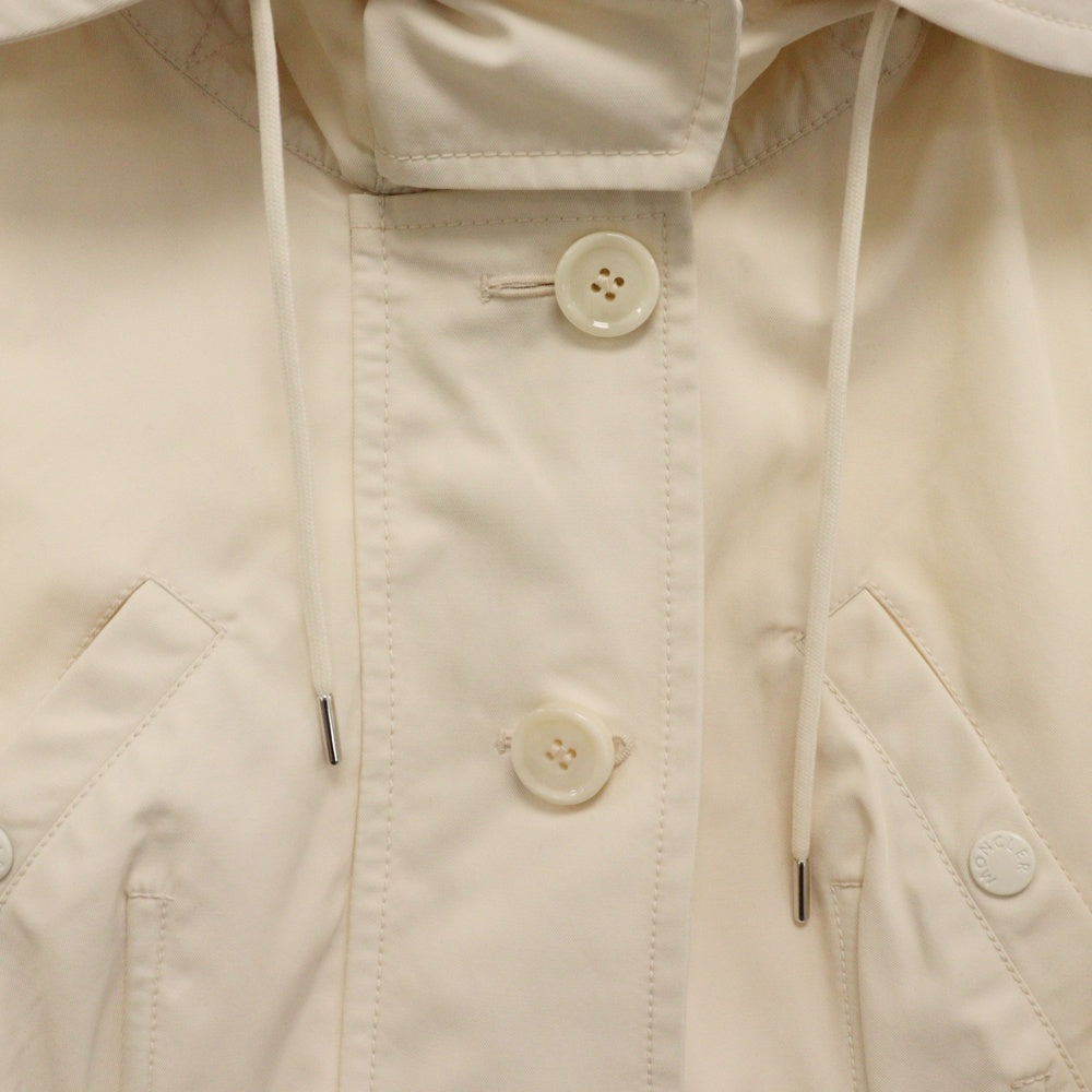 MONCLER(モンクレール) AUDREY GIUBBOTTO オードリー スプリングコート ジャケット アイボリー ポリエステル #0 レディース