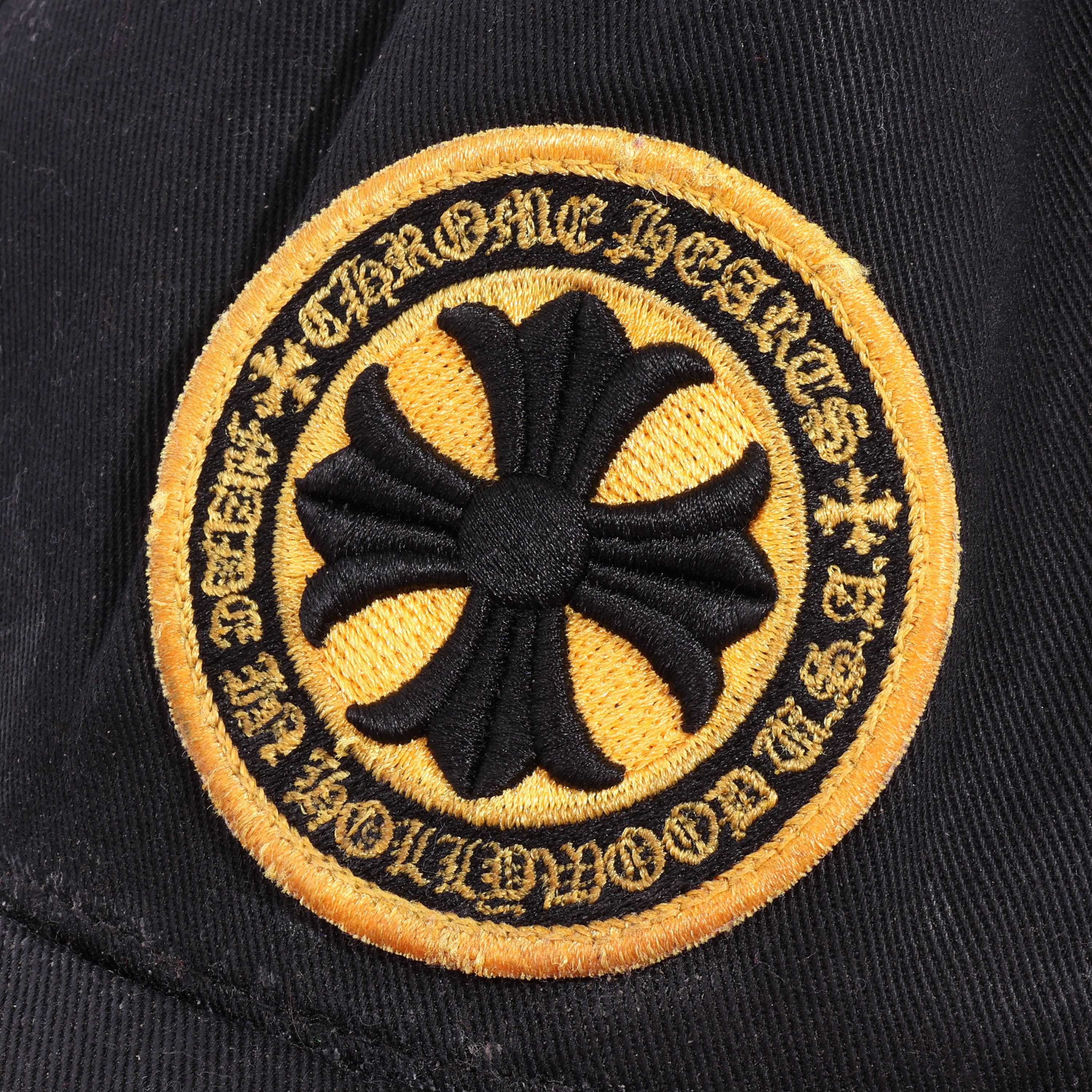 CHROME HEARTS(クロムハーツ) トラッカーキャップ ラウンドパッチ TRUCKER CAP ROUND PATCH ブラック クロスボール 帽子