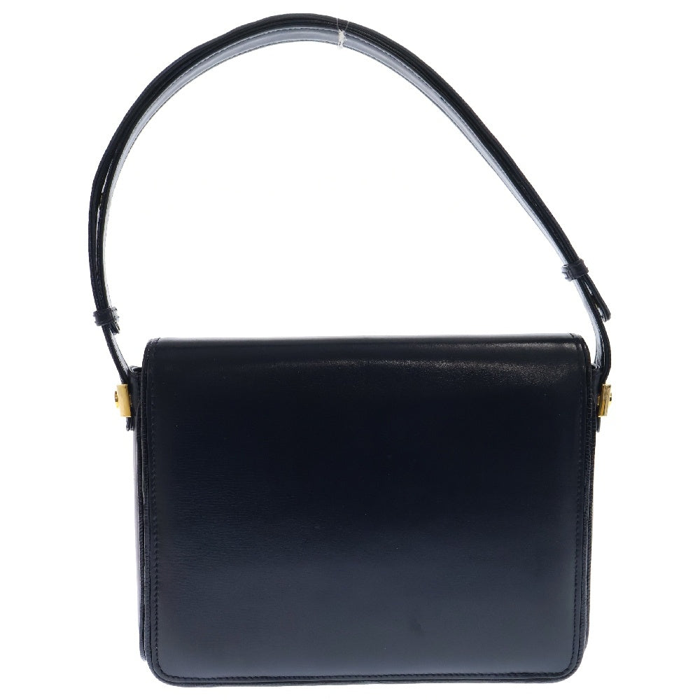 GUCCI(グッチ) オールドグッチ ワンショルダーバッグ ネイビー レザー ミニバッグ ゴールド金具 001 056 0475