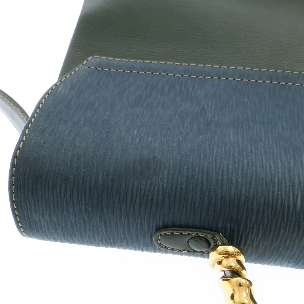 LOEWE(ロエベ) ベラスケス ハンドバッグ グリーン×ブルー ショルダーバッグ ハンドバッグ 肩掛けバッグ 斜め掛けバッグ ゴールド金具