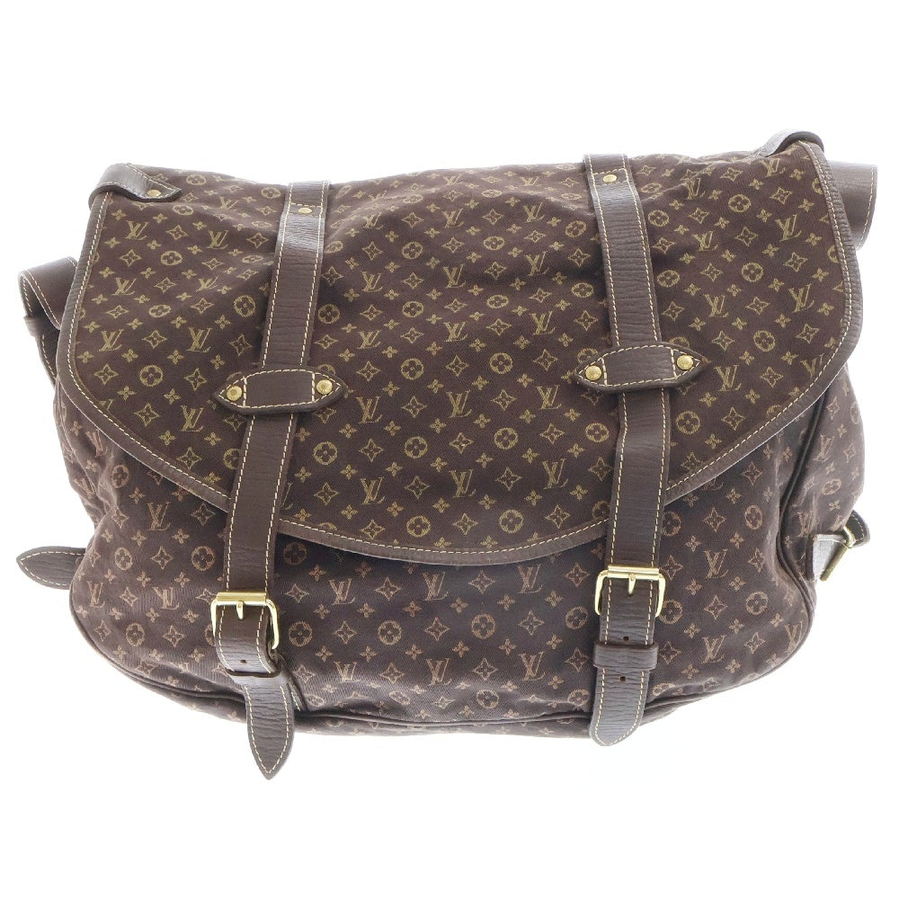 LOUIS VUITTON(ルイヴィトン) モノグラムミニラン ソミュールXL ショルダーバッグ エベヌ キャンバス M95220 キャンバス ブラウン