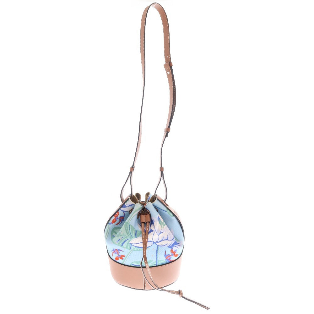 LOEWE(ロエベ) バルーンバッグ パウラズイビザコラボ ショルダーバッグ マルチカラー キャンバス×レザー