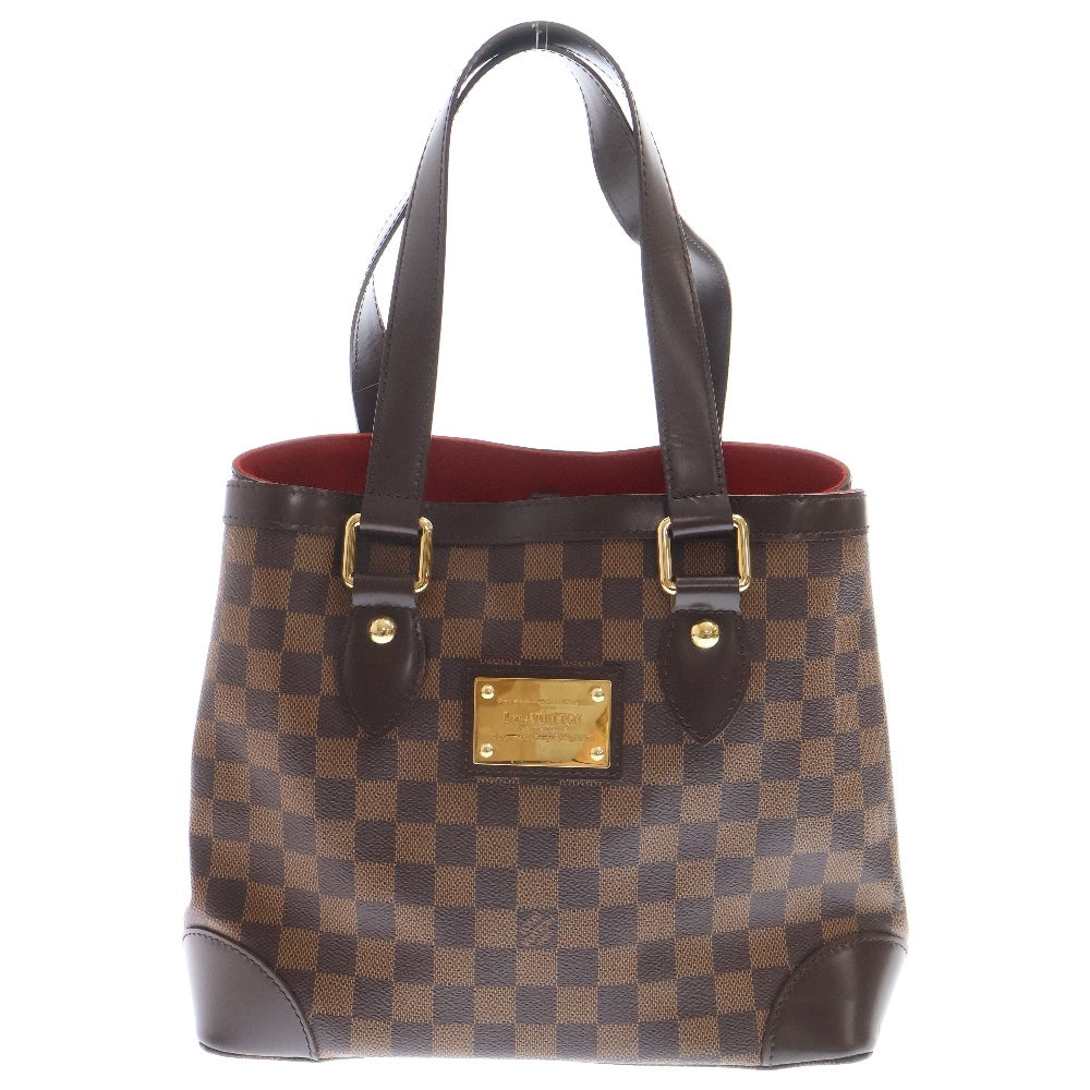 LOUIS VUITTON(ルイヴィトン) ダミエエベヌ ハムステッドPM レザートートバッグ ブラウン N51205 レディース