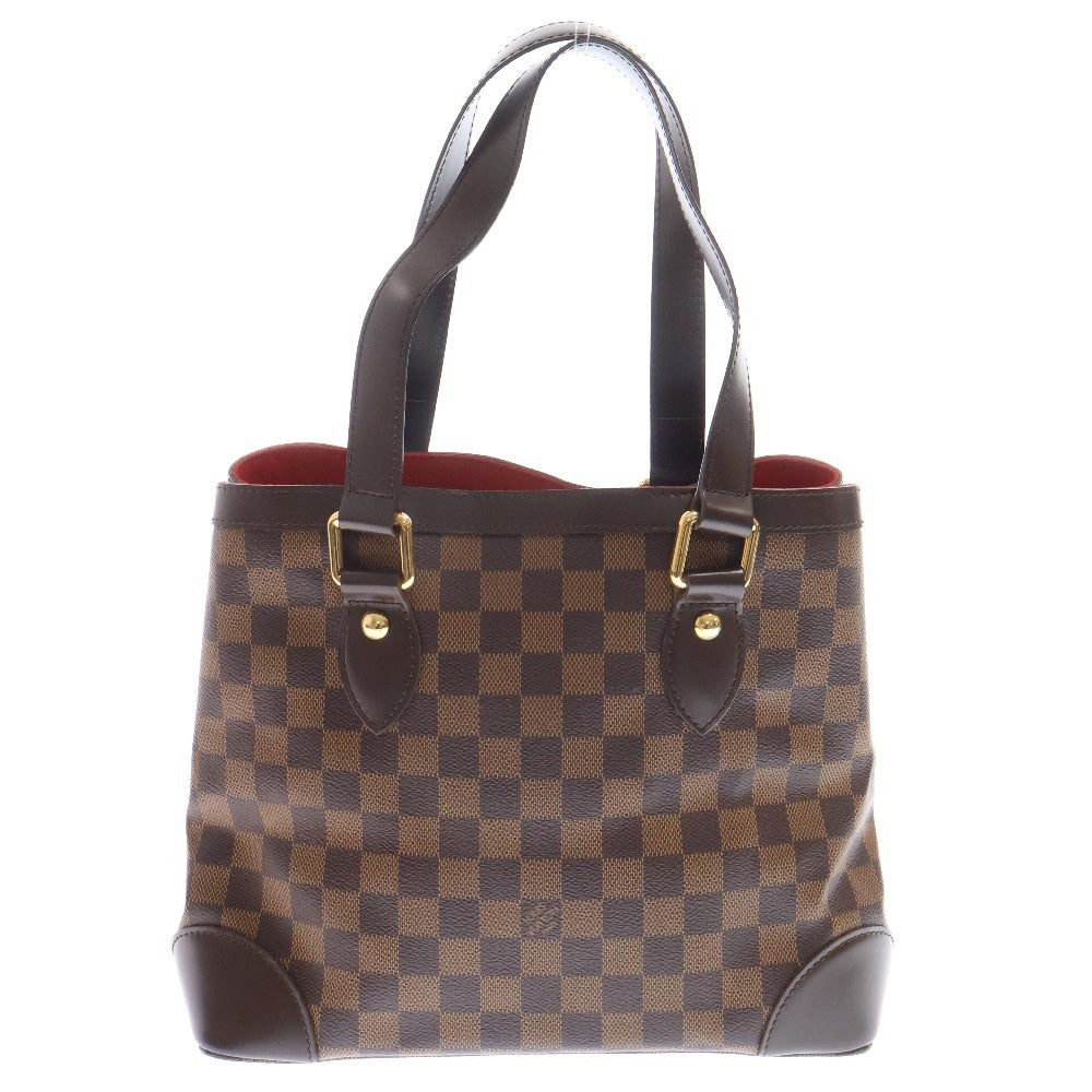 LOUIS VUITTON(ルイヴィトン) ダミエエベヌ ハムステッドPM レザートートバッグ ブラウン N51205 レディース