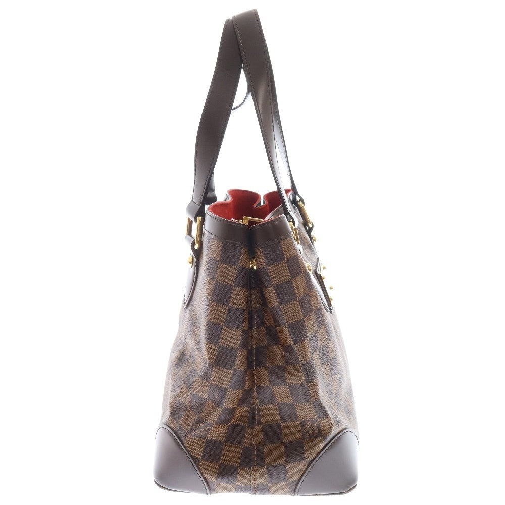 LOUIS VUITTON(ルイヴィトン) ダミエエベヌ ハムステッドPM レザートートバッグ ブラウン N51205 レディース