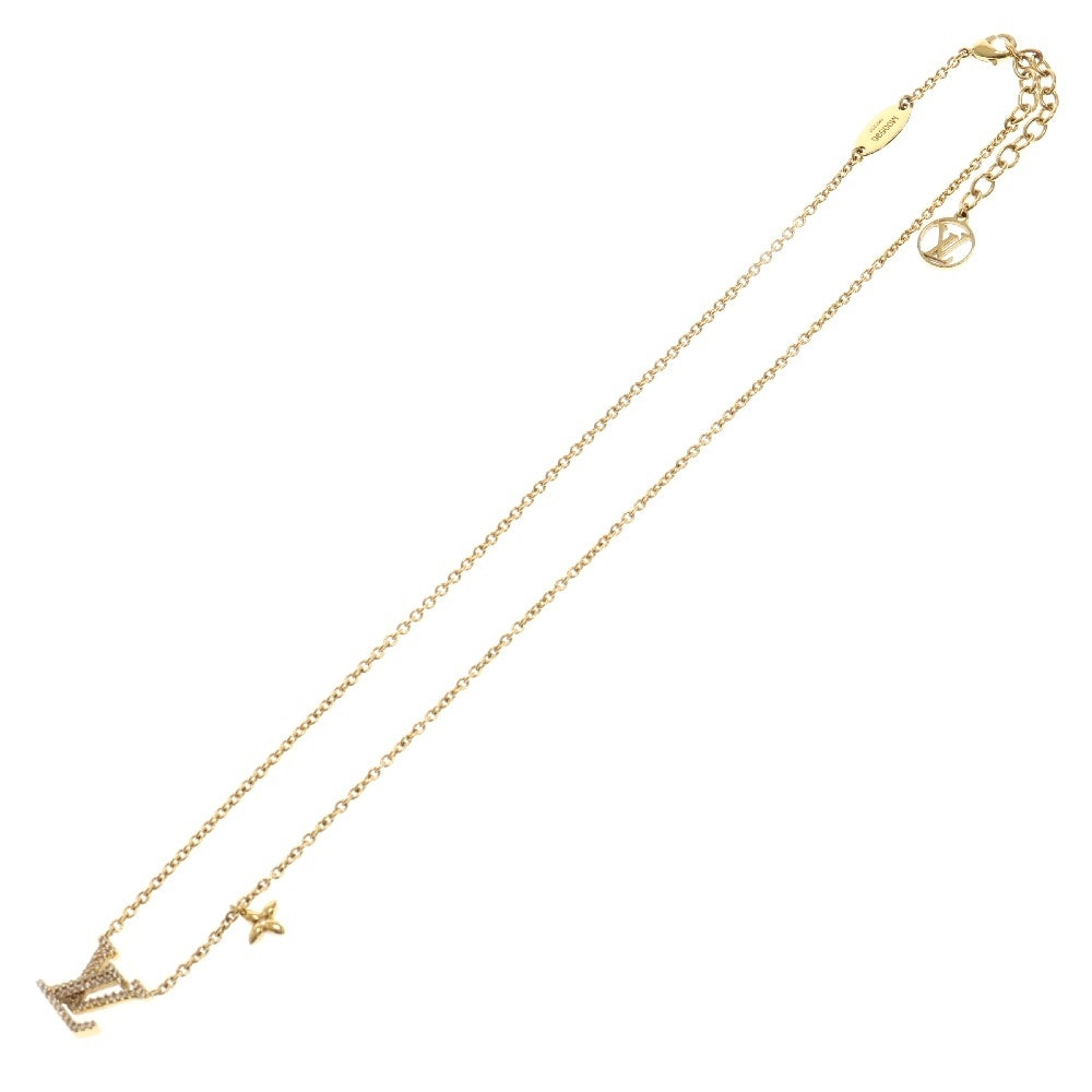 LOUIS VUITTON(ルイヴィトン) コリエLVアイコニック ラインスローン ネックレス M00596 GP ゴールド アクセサリー
