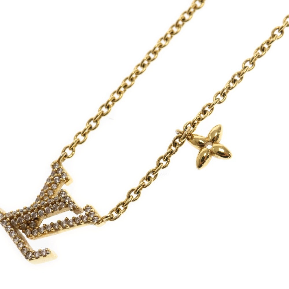 LOUIS VUITTON(ルイヴィトン) コリエLVアイコニック ラインスローン ネックレス M00596 GP ゴールド アクセサリー