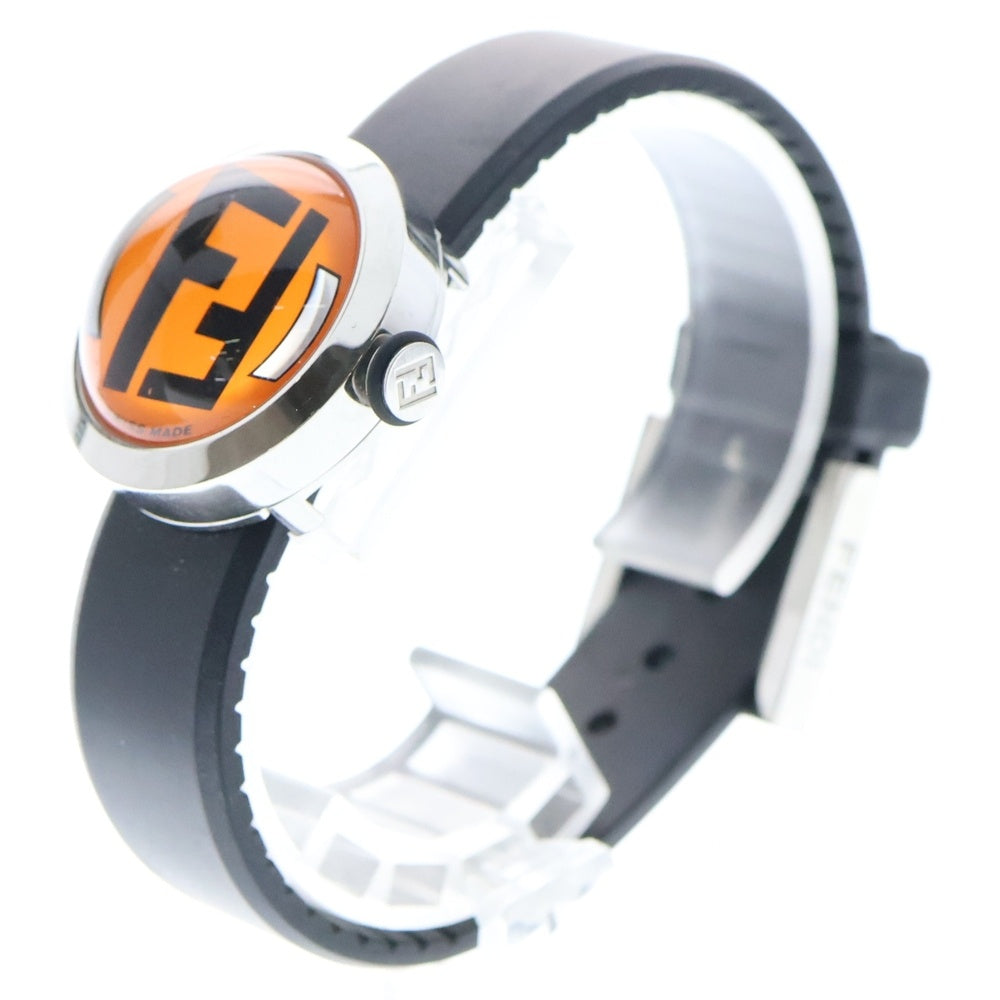 FENDI(フェンディ) 8010L ブースラ オレンジ文字盤 ステンレス×ラバー QZ クォーツ 腕時計 レディース