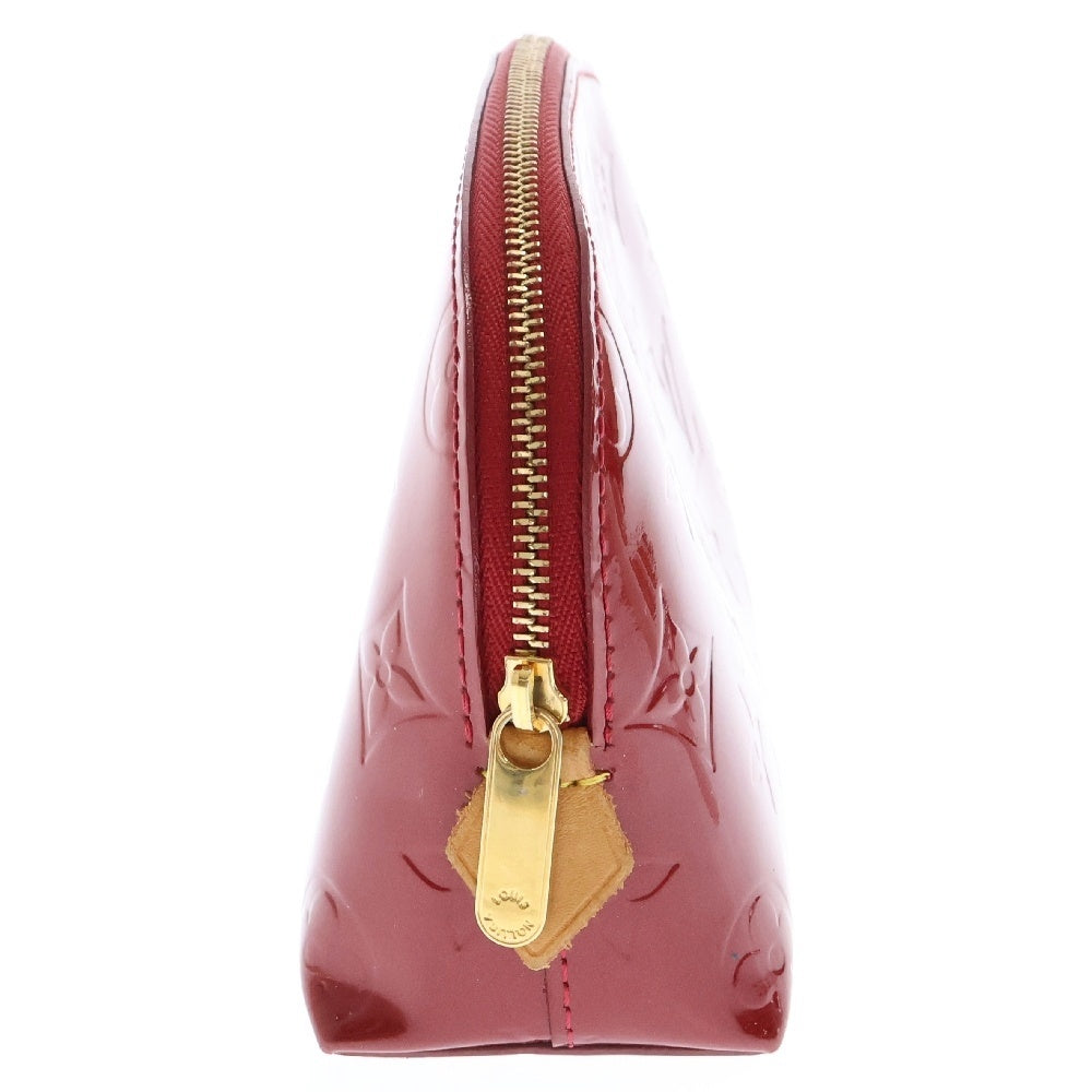 LOUIS VUITTON(ルイヴィトン) モノグラム ヴェルニ ポシェット・コスメティック ポムダムール ワインレッド エナメルレザー M91496
