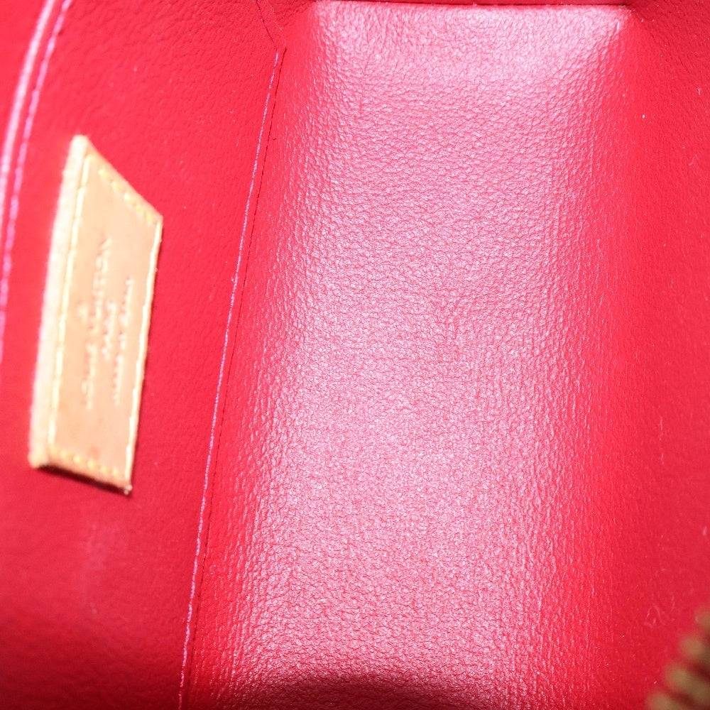 LOUIS VUITTON(ルイヴィトン) モノグラム ヴェルニ ポシェット・コスメティック ポムダムール ワインレッド エナメルレザー M91496