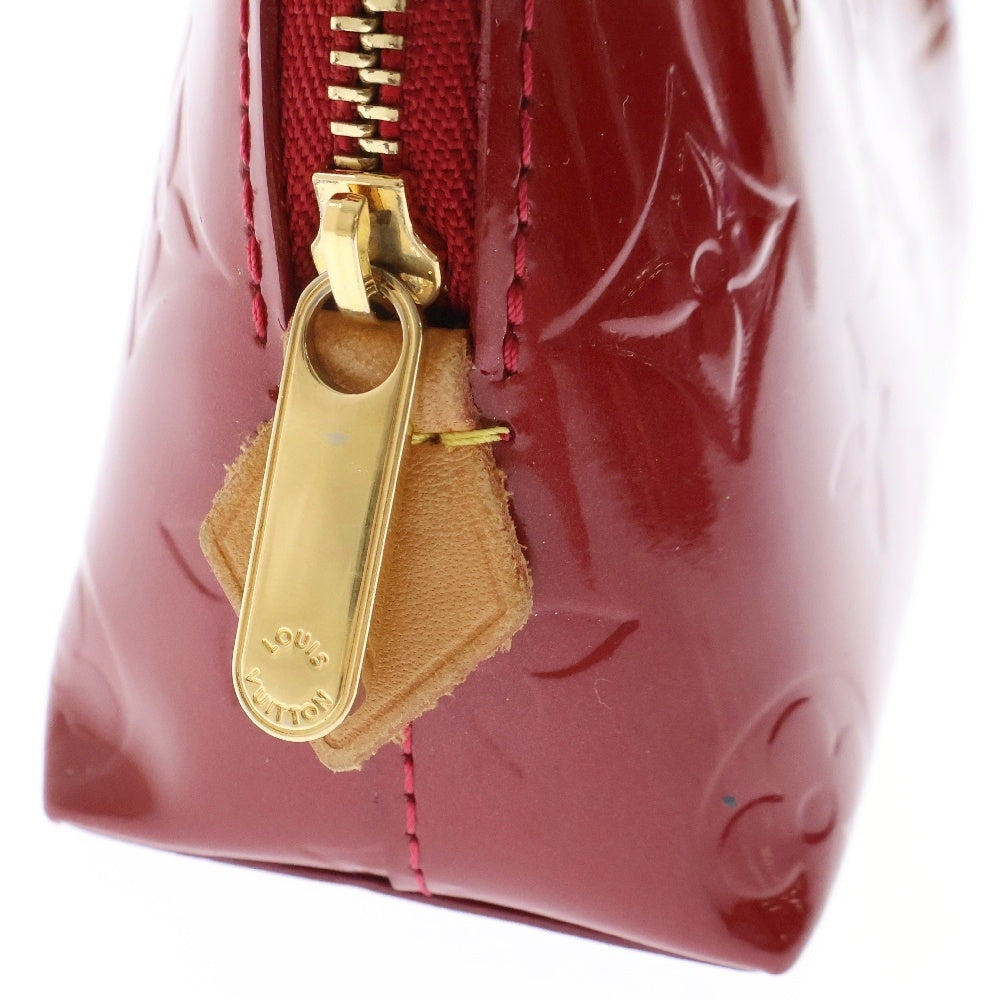 LOUIS VUITTON(ルイヴィトン) モノグラム ヴェルニ ポシェット・コスメティック ポムダムール ワインレッド エナメルレザー M91496